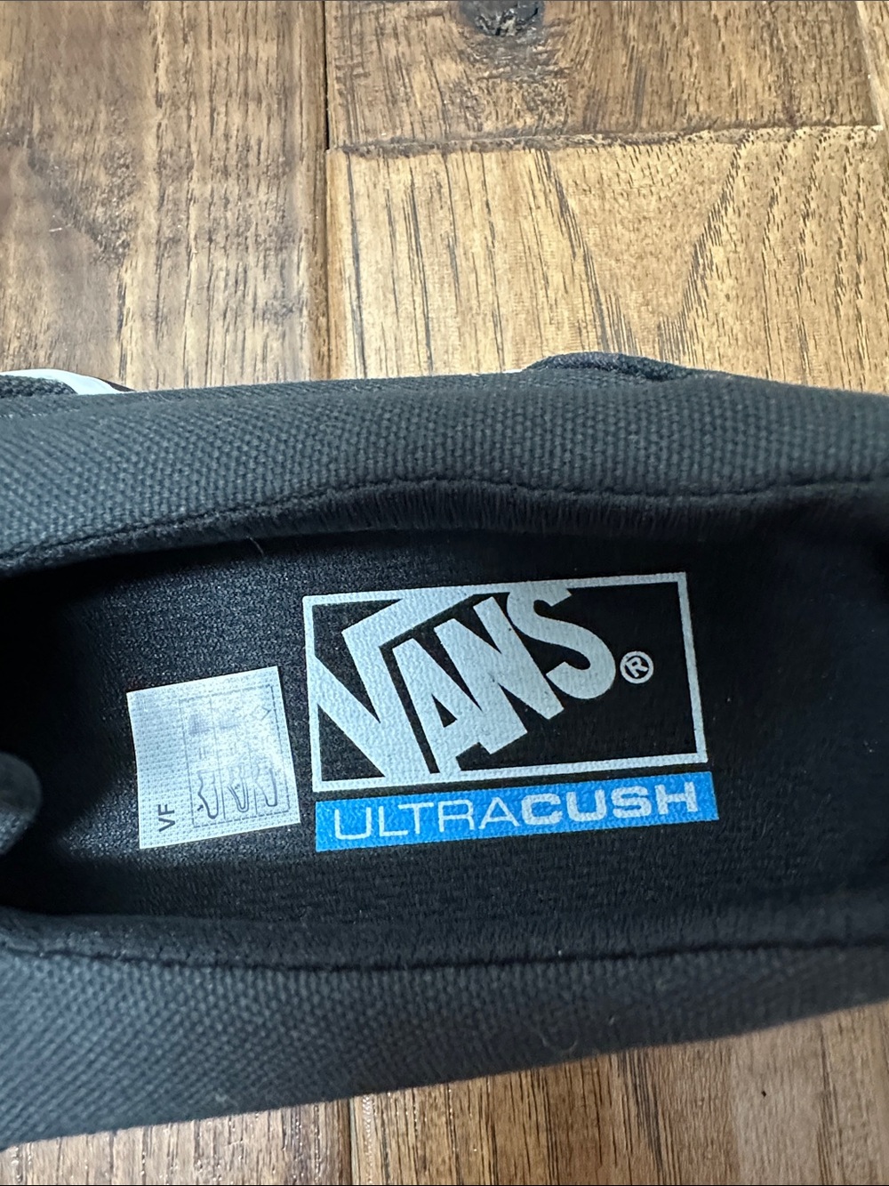 Vans Slip-On Checkerboard Sneakers in Black - Picture 2 of 6